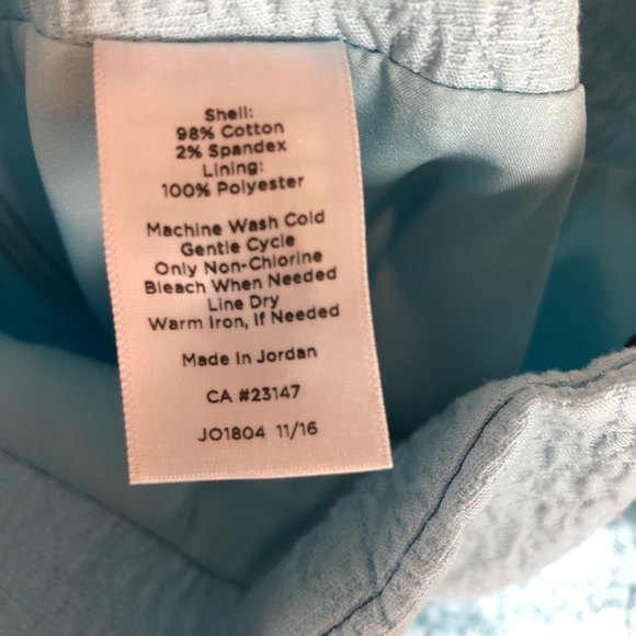 Talbot Side Zip Light Blue Pants Size: 10 - Picture 5 of 8